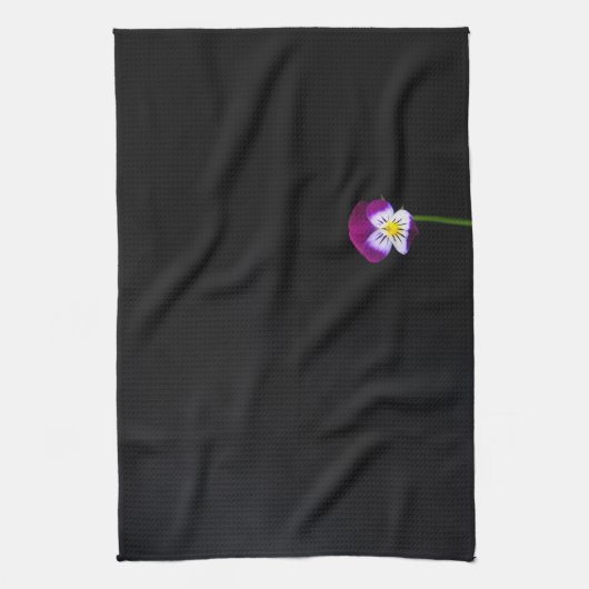 Linge De Cuisine Violet Fleur ktcna (Vertical)