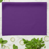 Linge De Cuisine Violet foncé et violet foncé (Plié)