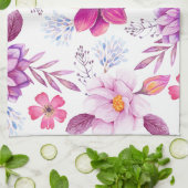 Linge De Cuisine Violet rose (Plié)