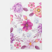 Linge De Cuisine Violet rose (Vertical)