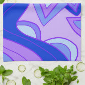 Linge De Cuisine Violets Groovy (Plié)