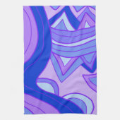 Linge De Cuisine Violets Groovy (Vertical)