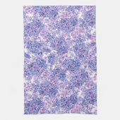 Linge De Cuisine Violette aquarelle fleurs lilas (Vertical)