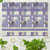 Linge De Cuisine violettes dans un bocal de lune (Plié)