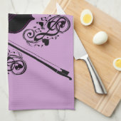 Linge De Cuisine Violon, amour cinglé_ (Quart Plié)