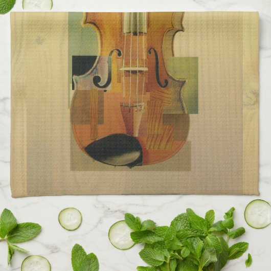 Linge De Cuisine Violon composé (Plié)