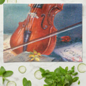 Linge De Cuisine Violon/Violon (Plié)
