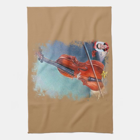 Linge De Cuisine Violon/Violon (Vertical)
