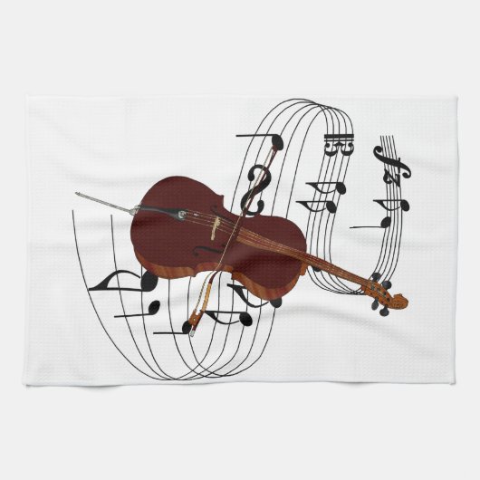 Linge De Cuisine Violoncelle (Horizontal)