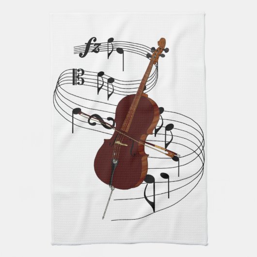 Linge De Cuisine Violoncelle (Vertical)