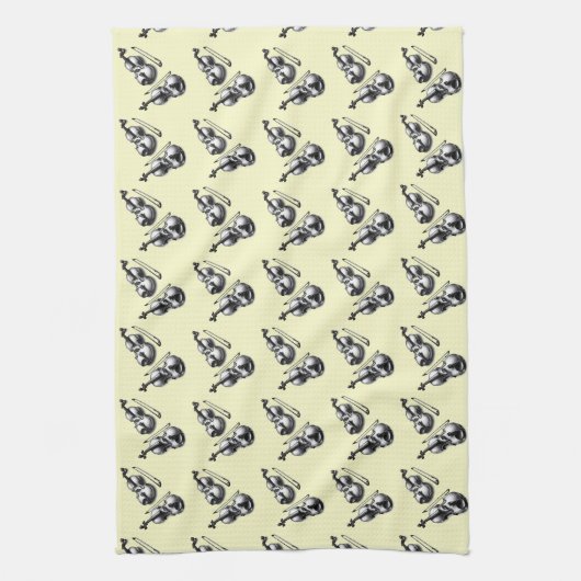 Linge De Cuisine Violons (Vertical)