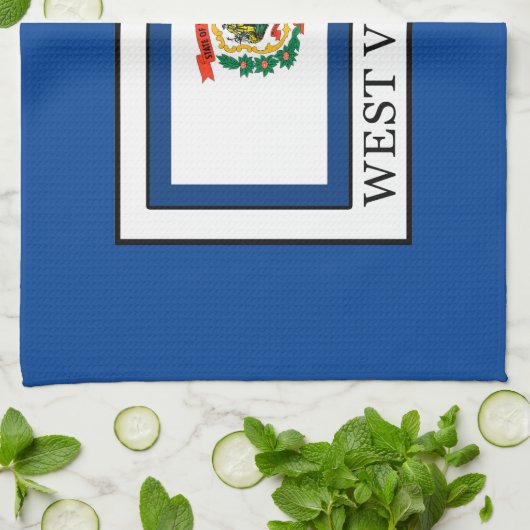 Linge De Cuisine Virginie-Occidentale (Plié)