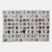 Linge De Cuisine Visage de chien de fin d'études (Horizontal)