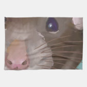 Linge De Cuisine Visage de rat (Horizontal)
