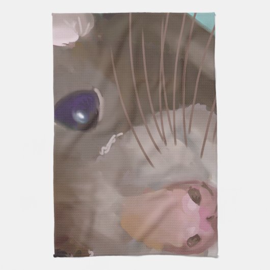 Linge De Cuisine Visage de rat (Vertical)