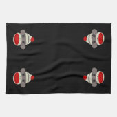 Linge De Cuisine Visage de singe de chaussette (Horizontal)