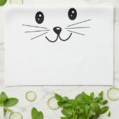 Linge De Cuisine Visage mignon de chat (Plié)