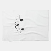 Linge De Cuisine Visage mignon de chat (Horizontal)