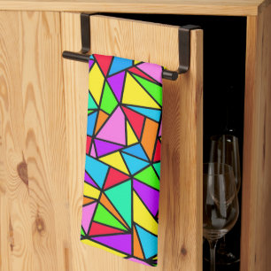 Linge De Cuisine Vitrail Arc-en-ciel