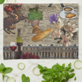 Linge De Cuisine Vive la France Kitchen Towel (Plié)