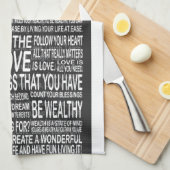 Linge De Cuisine Vivent entièrement, le rire vivant d'amour (Quart Plié)