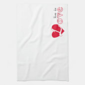 Linge De Cuisine Vivre dans l'amour (Vertical)