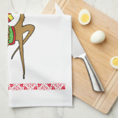 Linge De Cuisine "Vixen" Cute Anime Reinder (Quart Plié)