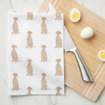 Linge De Cuisine Vizsla<br><div class="desc">J'aime ce motif doux d'une illustration d'aquarelle de chien vizsla viszla parce qu'elle est assez classique pour servir comme une pièce neutre, mais pops comme une pièce autonome! C'est l'ajout parfait à n'importe quelle chambre familiale, garderie, bureau, ou même la grotte homme! Pour les cadeaux les plus sucrés, ajoutez plus...</div>