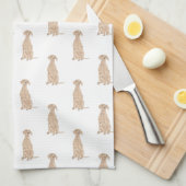 Linge De Cuisine Vizsla (Quart Plié)