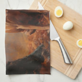 Linge De Cuisine Vizsla à l'automne Feuilles automne Inspire (Quart Plié)