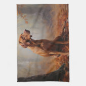 Linge De Cuisine Vizsla à l'automne Feuilles automne Inspire (Vertical)