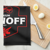 Linge De Cuisine Vodka de Noël amusante (Quart Plié)