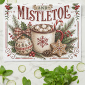 Linge De Cuisine Vœux de Noël Cozy (Plié)