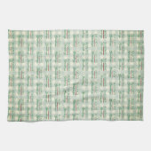 Linge De Cuisine Vœux de Noël Gingham (Horizontal)