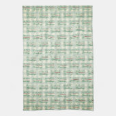 Linge De Cuisine Vœux de Noël Gingham (Vertical)