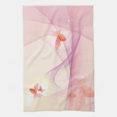 Linge De Cuisine Voile à papillon rose clair (Vertical)