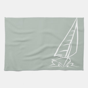 Linge De Cuisine Voile cendrée