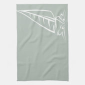 Linge De Cuisine Voile cendrée (Vertical)