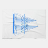 Linge De Cuisine Voile nautique côtière de Halifax (Horizontal)
