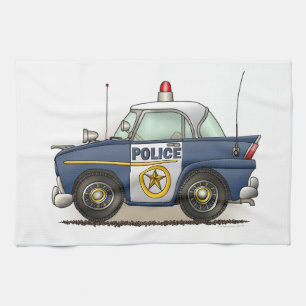 Linge De Cuisine Voiture de cannette de fil de Crusier de police de