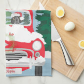 Linge De Cuisine Voiture de Noël Coonhland (Quart Plié)