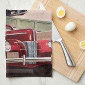 Linge De Cuisine Voitures d'époque, Voyage sur la route des berline (Quart Plié)