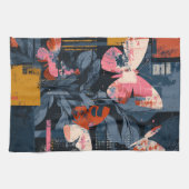 Linge De Cuisine Vol de Papillon Abstrait Vibrant (6) (Horizontal)