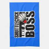 Linge De Cuisine Volant drôle de badminton (Vertical)