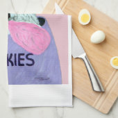 Linge De Cuisine Voleur de biscuits Caniche  (Quart Plié)