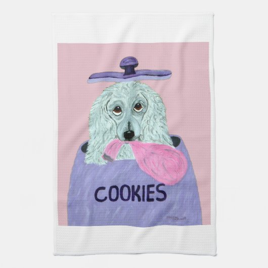 Linge De Cuisine Voleur de biscuits Caniche (Vertical)