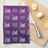 Linge De Cuisine Votre logo | 2 Images téléchargées ou logos profes (Quart Plié)