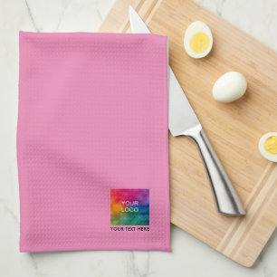 Linge De Cuisine Votre logo d'entreprise Texte personnalisé tendanc
