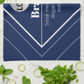 Linge De Cuisine Votre logo et design moderne personnalisable | Ble (Plié)