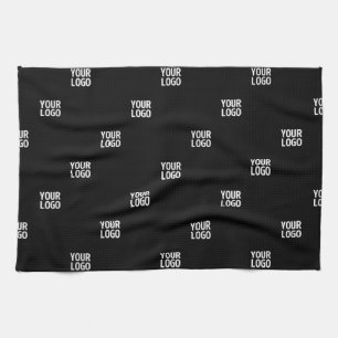 Linge De Cuisine Votre logo ou n'importe quelle image Bandes diag